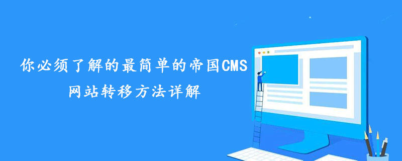 你必须了解的最简单的帝国CMS网站转移方法详解 技术文档 第1张